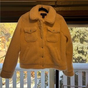 Rachel Zoe Cream Teddy Jacket